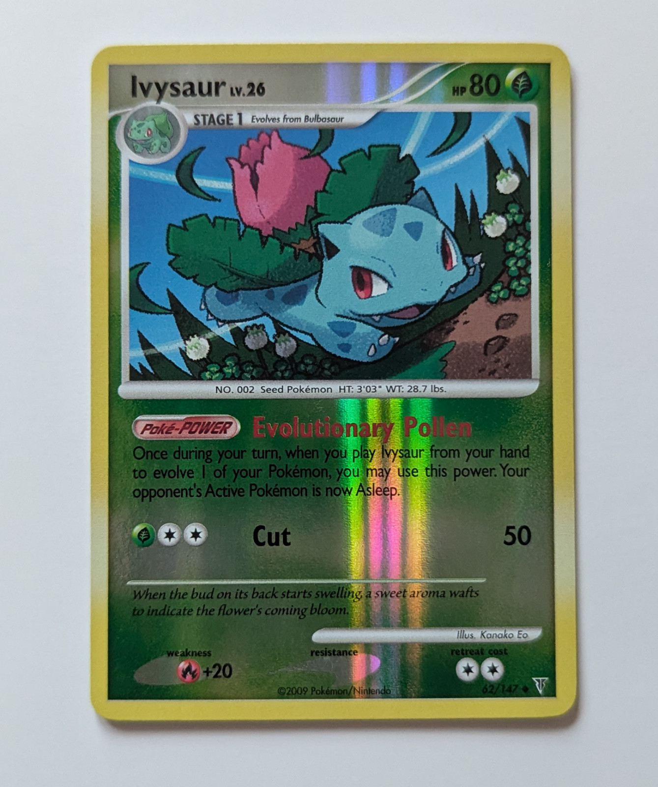 Ivysaur 62/147 Supreme Victors Reverse Holo Uncommon Pokemon Card NM