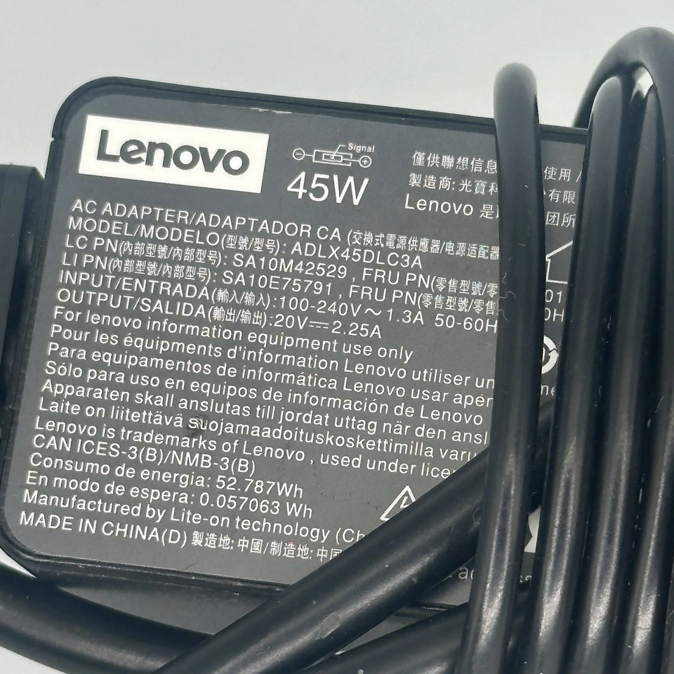 Lenovo ThinkPad Netzteil 45W 20V 2,25A ADLX45DLC3A, Foto 2 von 3