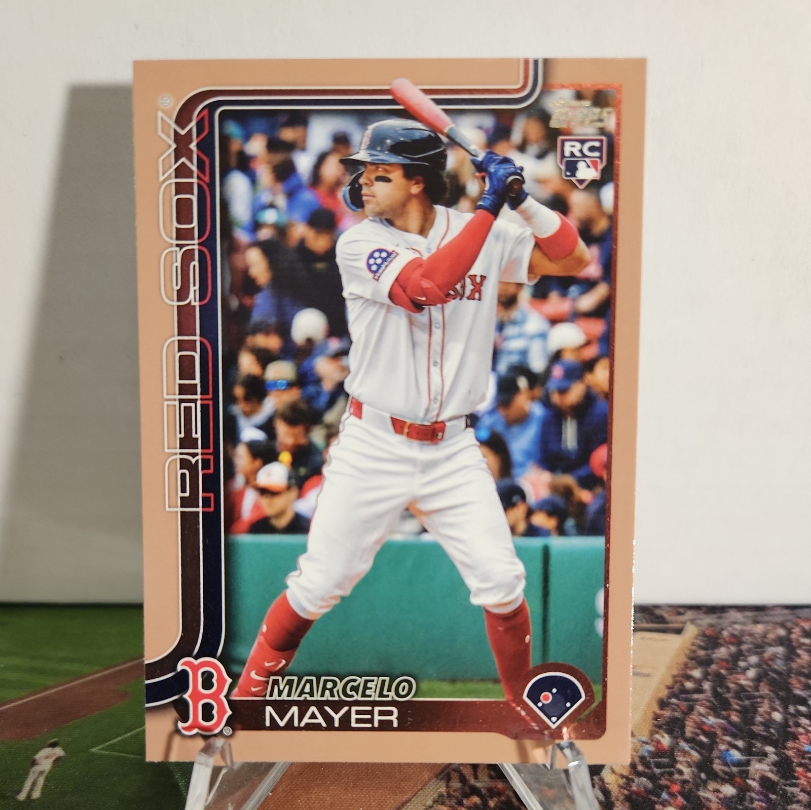 2025 Topps Update Series - Marcelo Mayer #US105 Gold 1474/2025 (RC) Red Sox