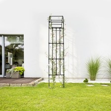 Half Side Garden Arch Trellis Metal Arbor Trellis Garden Arch Arbor for Parks