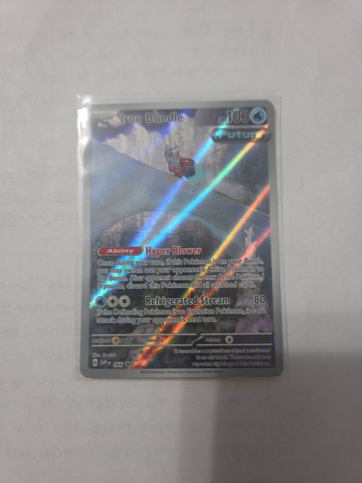Pokemon Center Exclusive Iron Bundle 066 Sv: Scarlet & Violet Promo