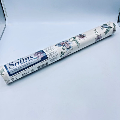 Vintage 1 Roll Fine Art Pre pasted Wallpaper Vinyl Floral 56.5 Sq Ft ea. England