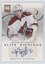 2011-12 Panini Elite Elite Signings David Rundblad #54 Auto 0c2