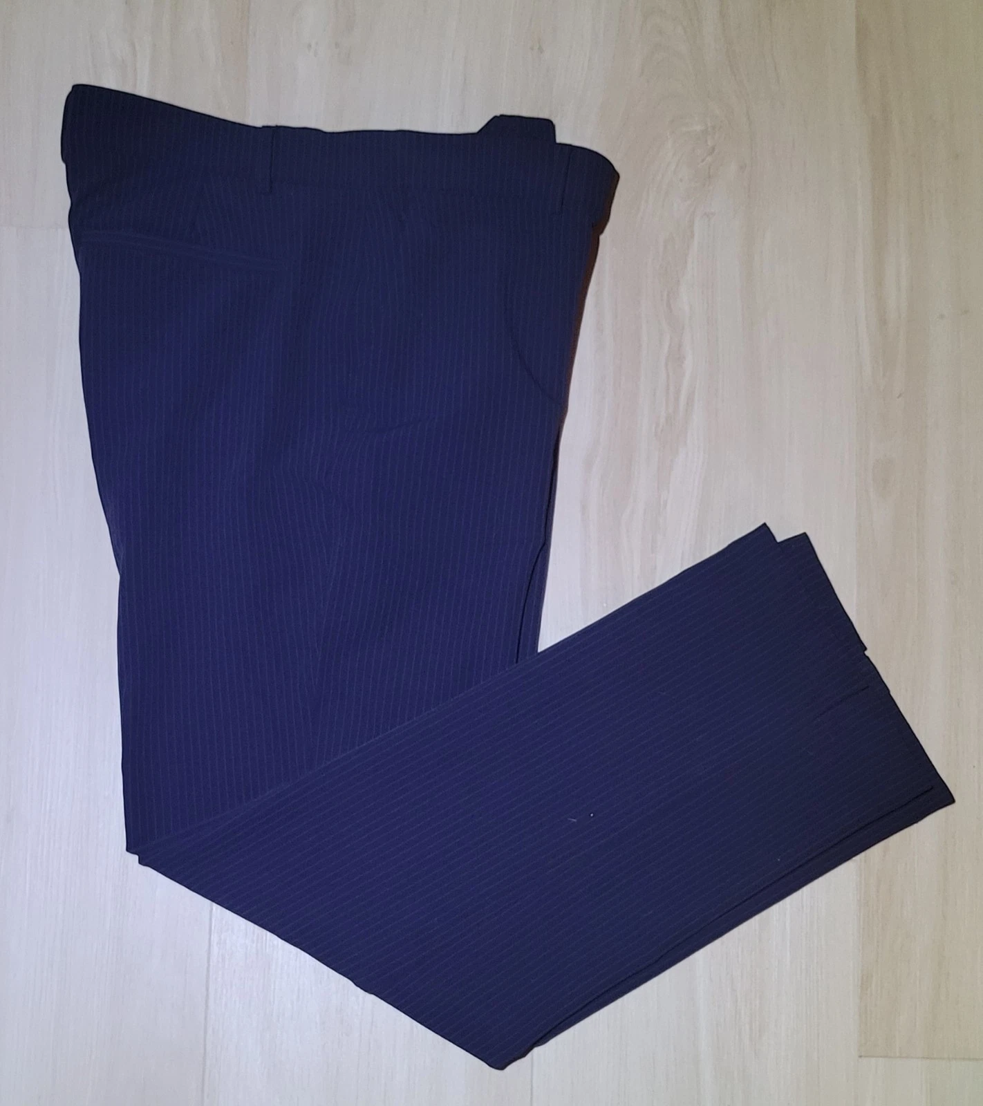 Under Armour Mens Storm Navy Pen Stripe Trousers 1232933 Size 38x34