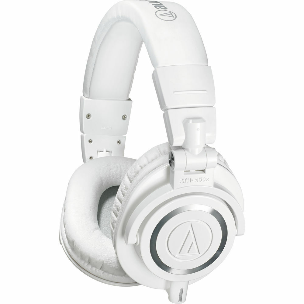 Профессиональные мониторные наушники Audio-Technica ATH-M50xWH, белые