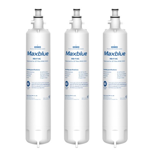 Maxblue Refrigerator Water Filter, Replacement for GE® RPWFE (With Chip) - Picture 3 of 27