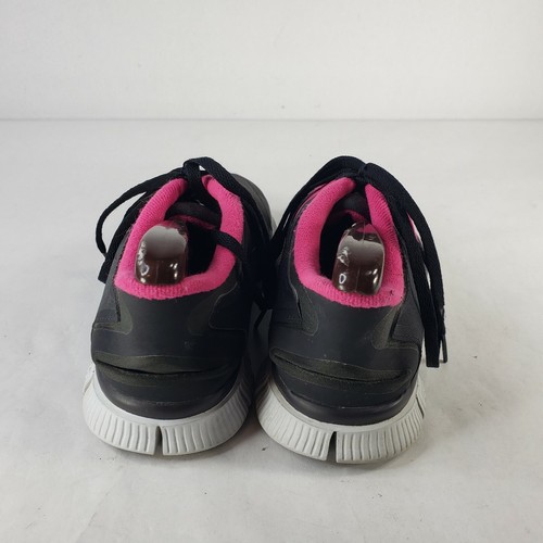 Nike Free 5.0 Womens Shield Running Shoes Size 7.5 Black Leopard Pink 615987-006 - Picture 4 of 8