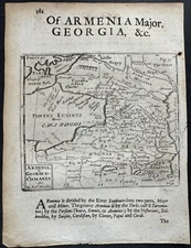 Morden - Map of Armenia, Georgia. 362 - 1700 Geography Rectified