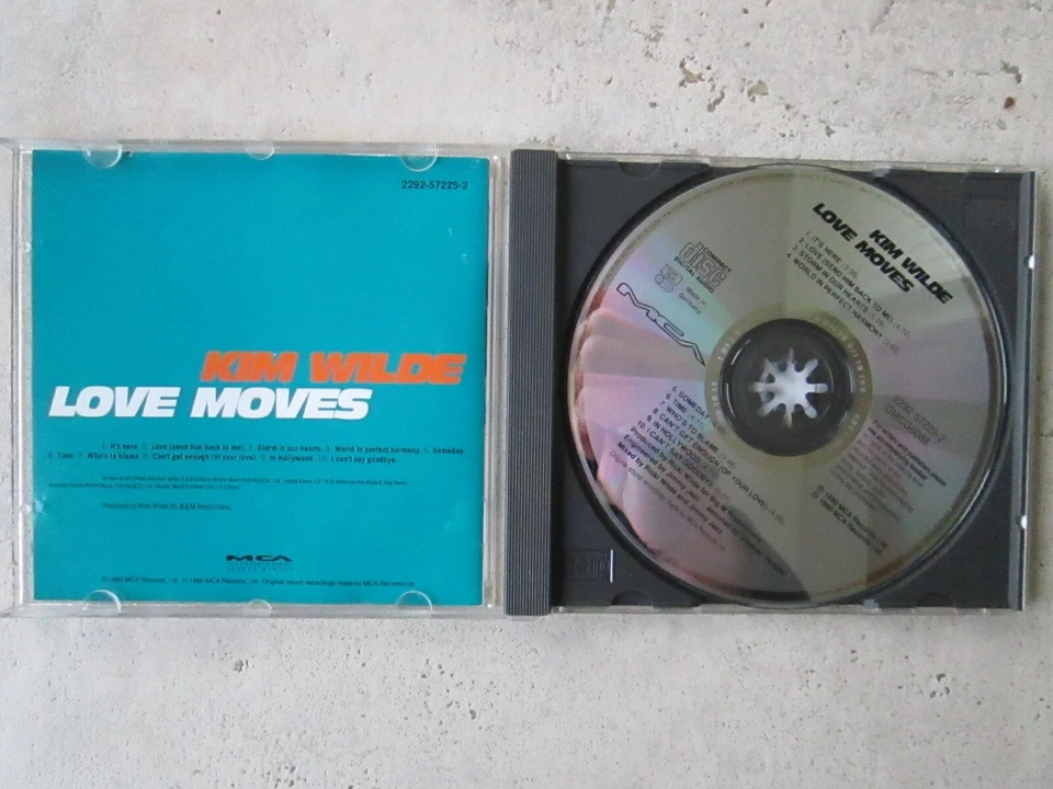 KIM WILDE : LOVE MOVES CD 1990 - Photo 2/3