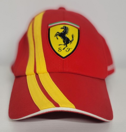 Scuderia Ferrari F1 Team Fernando Alonso Formula 1 Santander Red Hat Cap