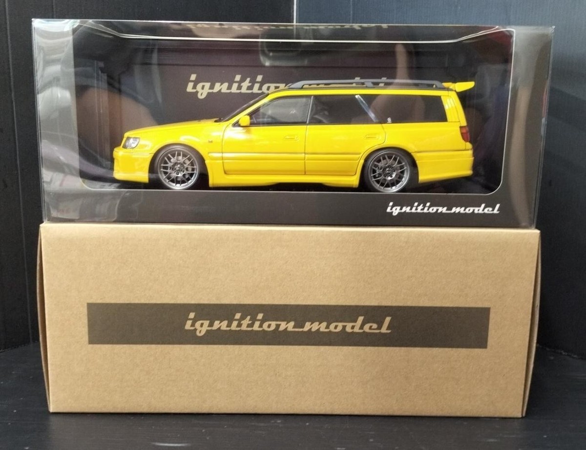 Ignition Model 1/18 Nissan Stagea Yellow Model Car with Box | eBay