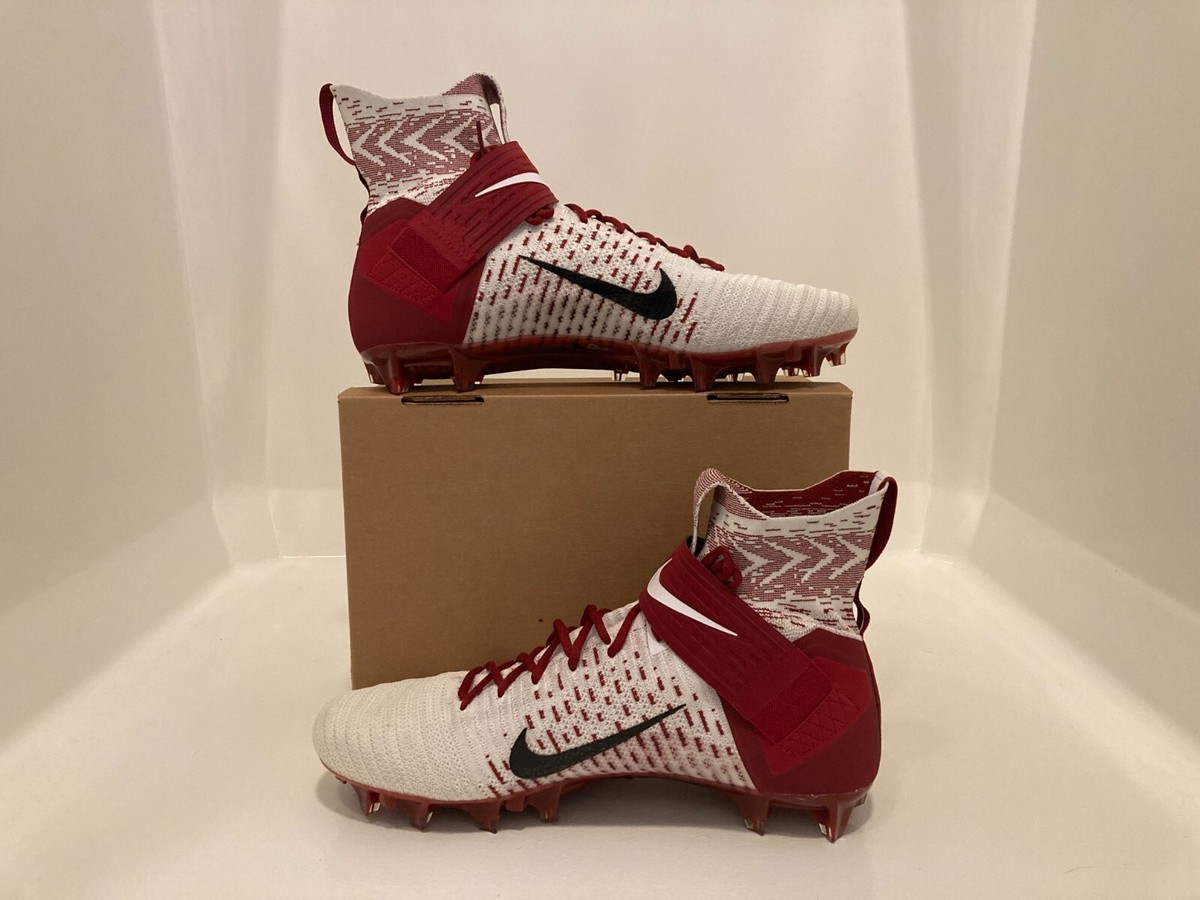 Sz 14.5 Men- RARE Nike Alpha Menace Elite 2 White Red  display picture 1