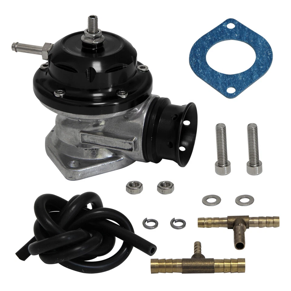 Universal Tipo RS Aluminio Ajustable 10PSI BOV Turbo Válvula de Soplado Negro Foto 3 de 4