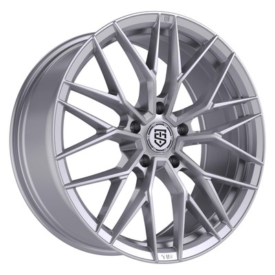 TIS Motorsports 505S Wheels 17x7.5 (35, 5x120.65, 73.1) Silver Rims Set of 4