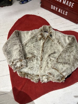 Size 2-M/L-Cactus Plant Flea Market CPFM x Human Made Fur jacket