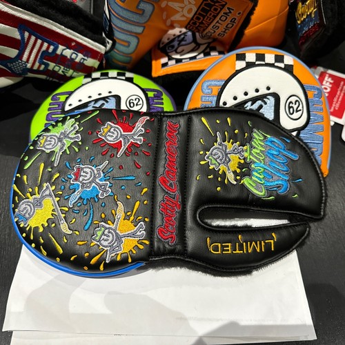 Housse De Putter Scotty Cameron 2023 Custom Shop King Grinder - Édition Limitée, Noir Et En Cuir