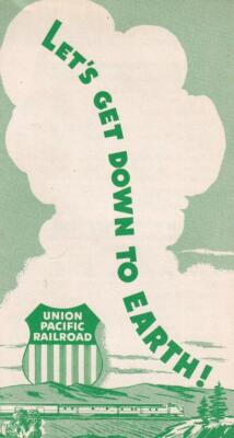 1955 UP Union Pacific Railroad - Fahrpläne für Personen