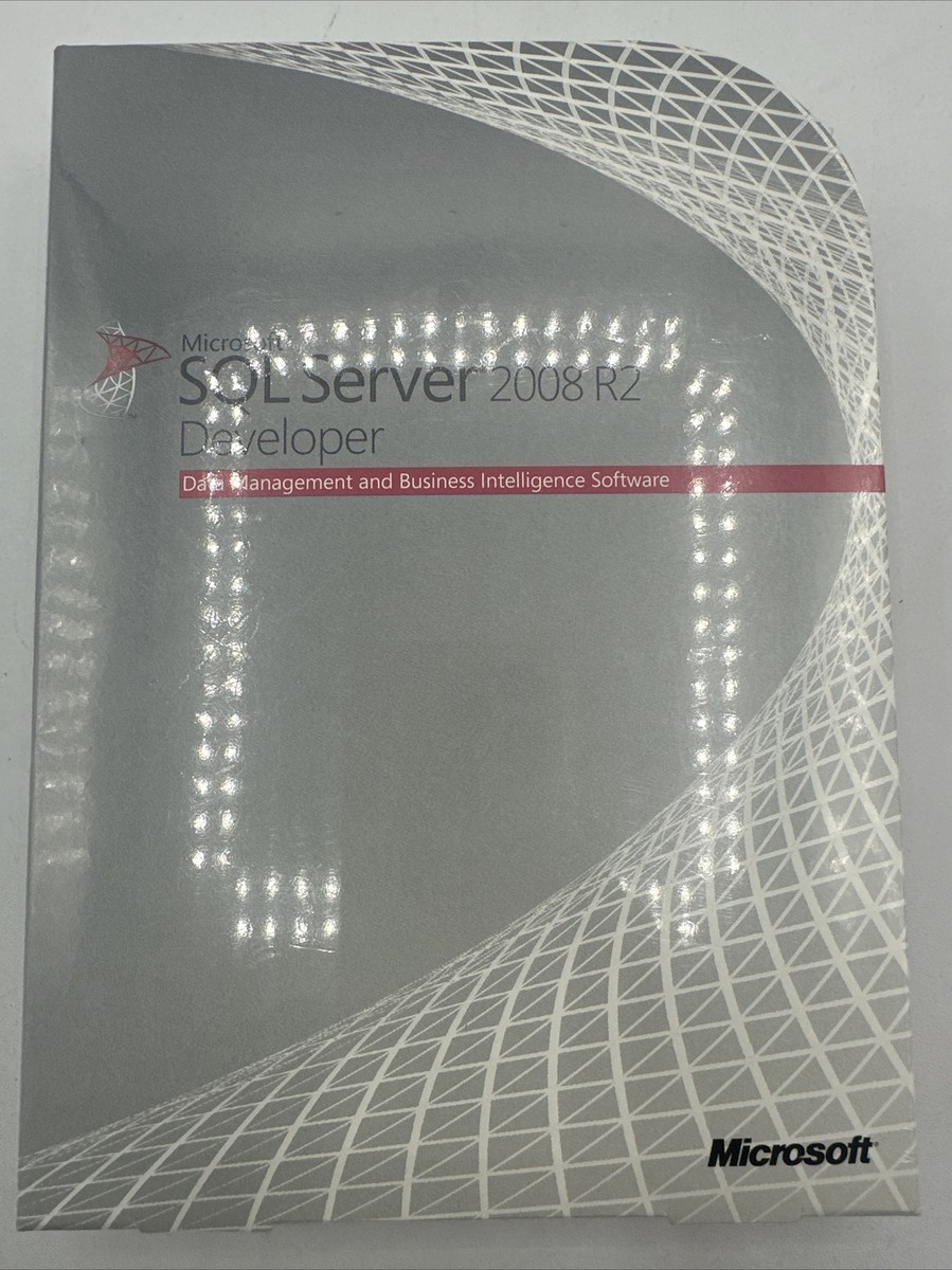 Microsoft SQL Server 2008 R2 Developer Sealed Data