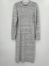 Softies Marshmallow Crew Neck Lounger Pajama Gown w Pockets sz XS Heather Gray