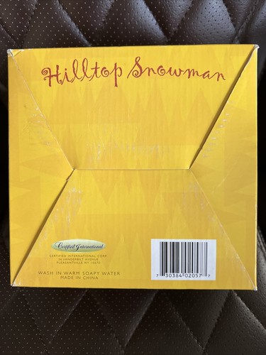 International Hilltop Snowman Dip Bowl & Spreader, Inner Box Never Opened - Picture 4 of 6