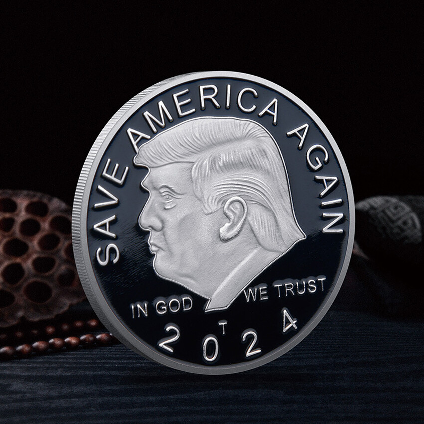 2024 President Donald Trump Challenge Coin Collectible EAGLE Save America Again