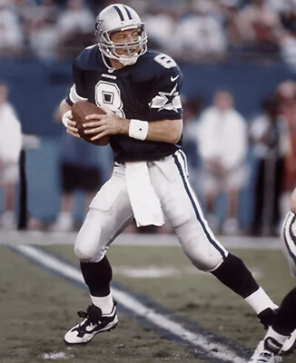 Vintage Apex One Dallas Cowboys Troy Aikman #8 Jersey Size Medium