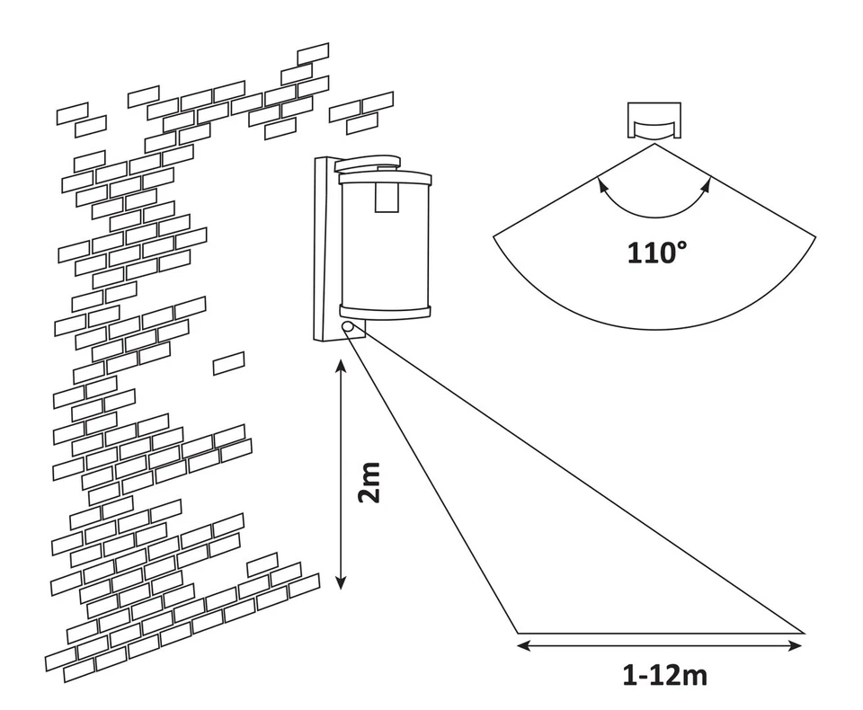 Rabalux 7892 Außenwandleuchte Silistra, E27, Aluminium, anthrazit, Industriell, - Bild 3 von 4