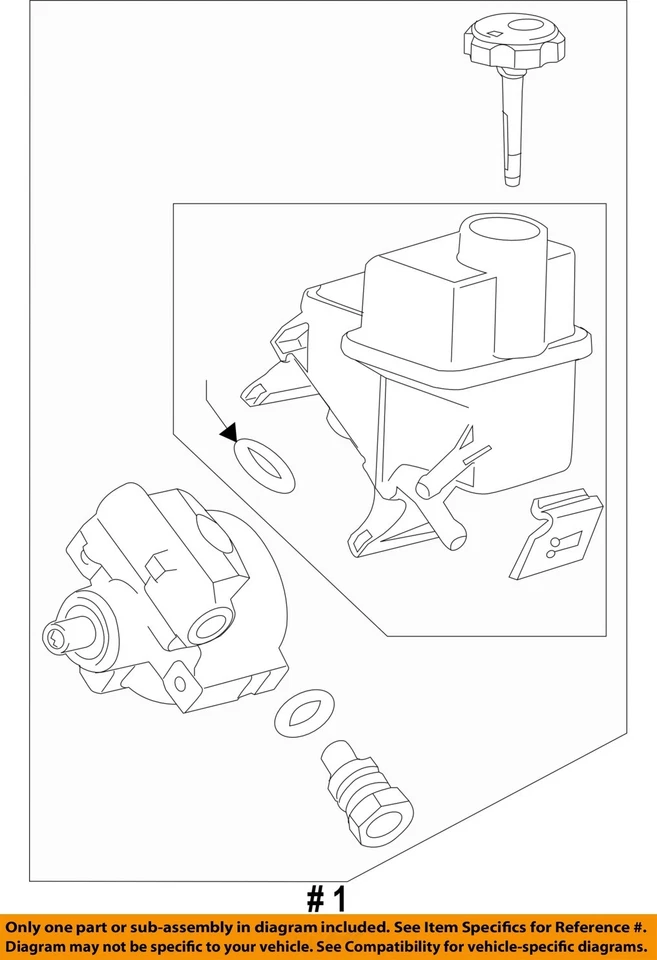 Used Power Steering Pump fits: 2016 Chevrolet Silverado 3500 pickup 6.6 Grade B — 第 4/4 张图片