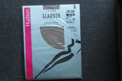 Hudson Glamour Feinstrumpfhose Gr. 38 - 40 Diamant 20 den hochglänzend Neu OVP