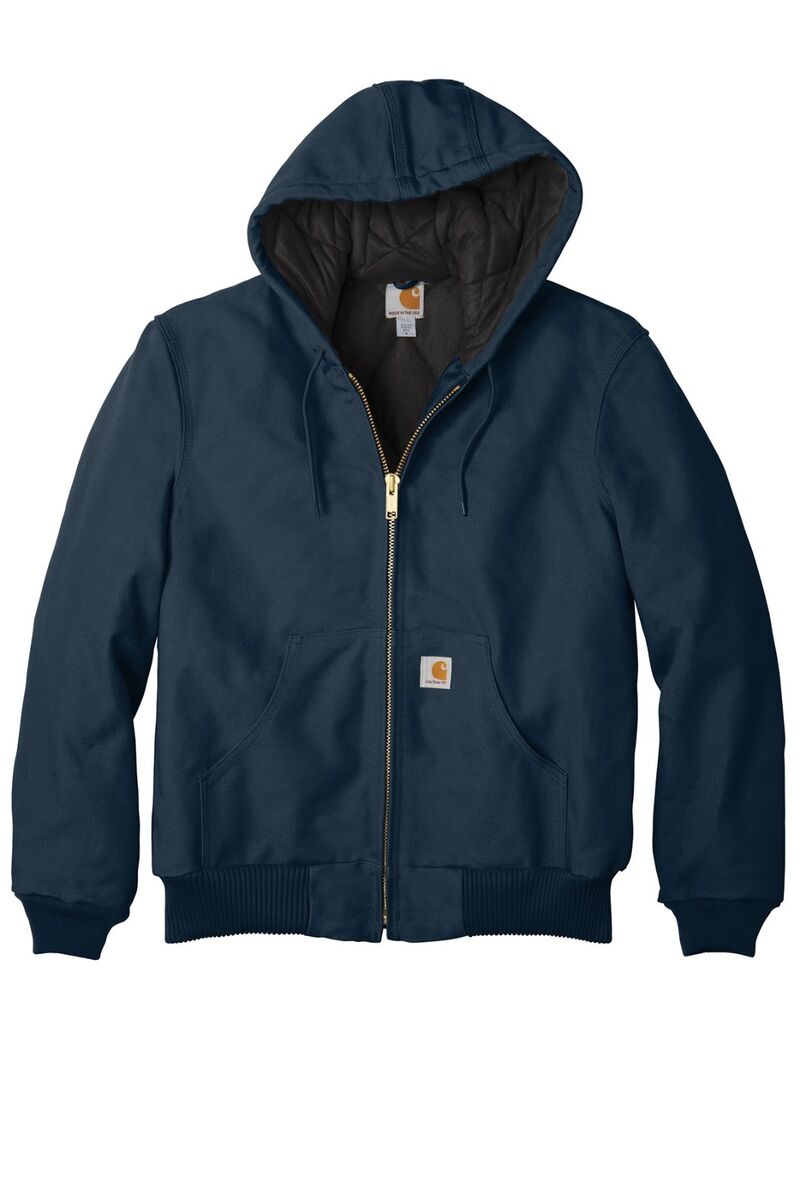 Carhartt Mens Quilted Flannel Lined Duck Hooded Big & Tall Carhartt Mens Quilted Flannel Lined Duck Hooded Big & Tall
