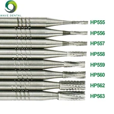 Wave Dental Tungsten Carbide Straight Fissure Bur HP555 556 557-563 Operative