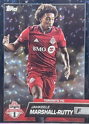 2023 Topps MLS Jahkeele Marshall-Rutty #128 Icy White Parallel Toronto FC Star