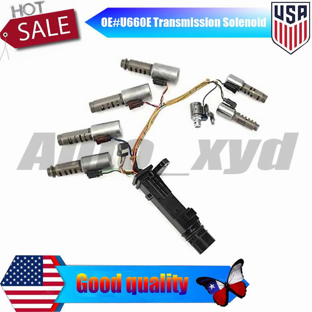 U660E Transmission Solenoid Kit with Harness For TOYOTA ALPHARD AURION AVENSIS