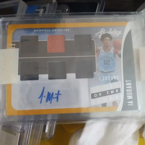 2019-20 ja Morant Panini Absolute Memorabilia auto patch 125/149