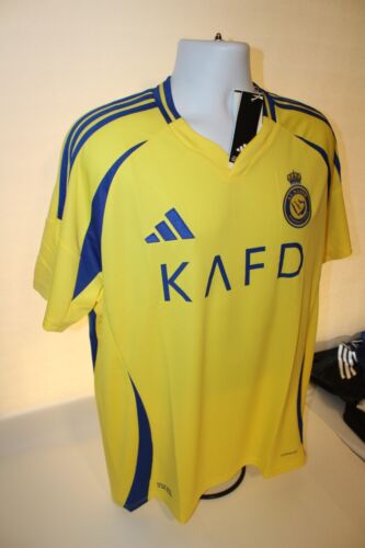 Adidas Cristiano Ronaldo Al Nassr FC '24/25 Home Soccer Jersey Size XL JP0459 - Picture 7 of 8