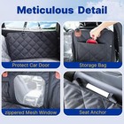 ITNAST Convertible Back Seat Extender for Dogs, Foldable 400lbs Hard Bottom D — photo 6