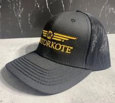 MOTORKOTE Oil Treatment - Baseball Hat / Cap - Black Snapback with Trucker Mesh