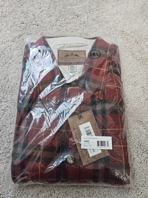 Legendary Whitetails Men's Buck Camp Flannel Autumn Run Size 2XL  NWT