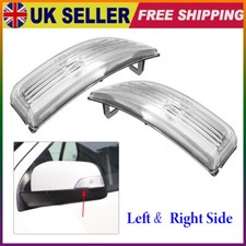 Pair Side Wing Mirror Indicator Lens Cover For Ford Ranger T6 Raptor & Wildtrack