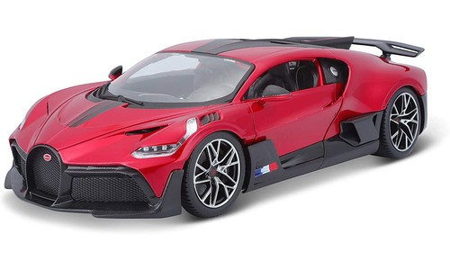 Bburago Bugatti DIVO (rot metallic, Maßstab 1:18) Modellauto Rennwagen Auto - Bild 1 von 4