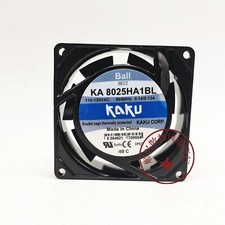1 PCS KAKU Fan KA8025HA1BL AC110V 0.14A 8025 8cm aluminum frame cooling fan