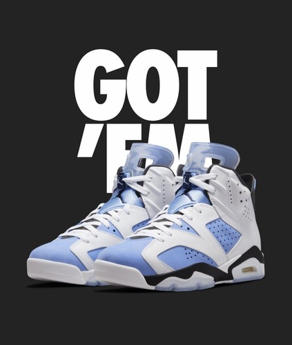 Nike Air Jordan Retro 6 University Blue 