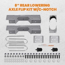 8" Rear Axle Flip Drop Lowering Kit For Chevy Silverado C3500 1988-2000 2WD