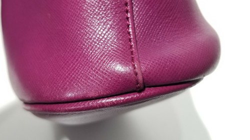 Rare Salvatore Ferragamo Plum Saffiano Leather Tote / Shoulder Bag - Picture 10 of 12