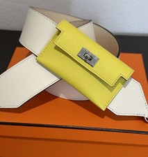 Hermes Swift Epsom Pocket Kelly Shoulder Strap Nata Lime 105