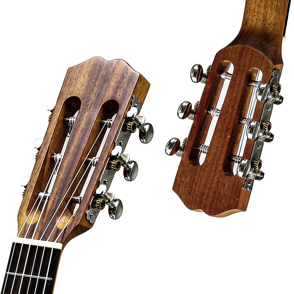 28" Concert Mini Acoustic Guitalele with EQ Handcraft Acacia Wood W/Sponge Bag - Image 3 of 4