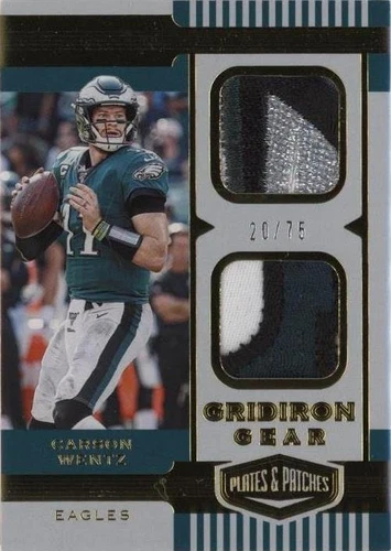 2019 Panini Plates & Patches Carson Wentz #GG21