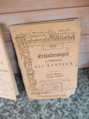 Erläuterungen zu Meisterwerken der Tonkunst: Erster Band: Richard Wagners Fliege