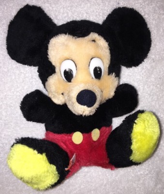 Vintage MICKEY MOUSE Dakin & Co 9'' Plush Stuffed Toy Made In Korea