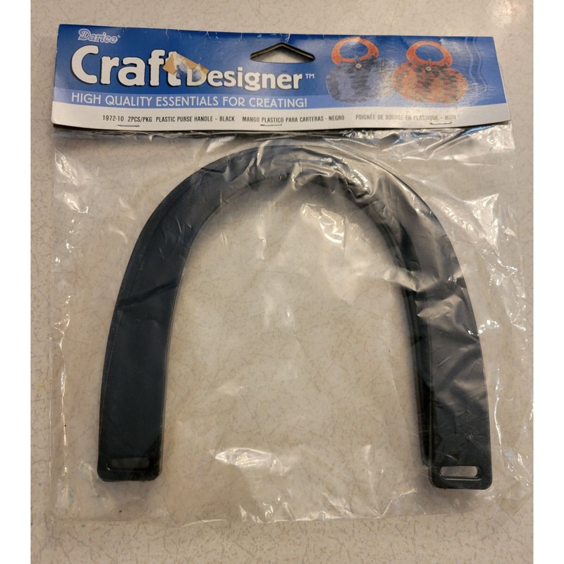 NOS Purse Handles Acrylic Plastic Colors Bag Boutique Design a Bag Colors Clear
